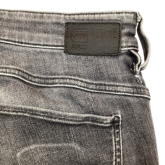 G RAW LHANA Factory Faded Gray Jeans Mens 29 - Picture 9 of 16